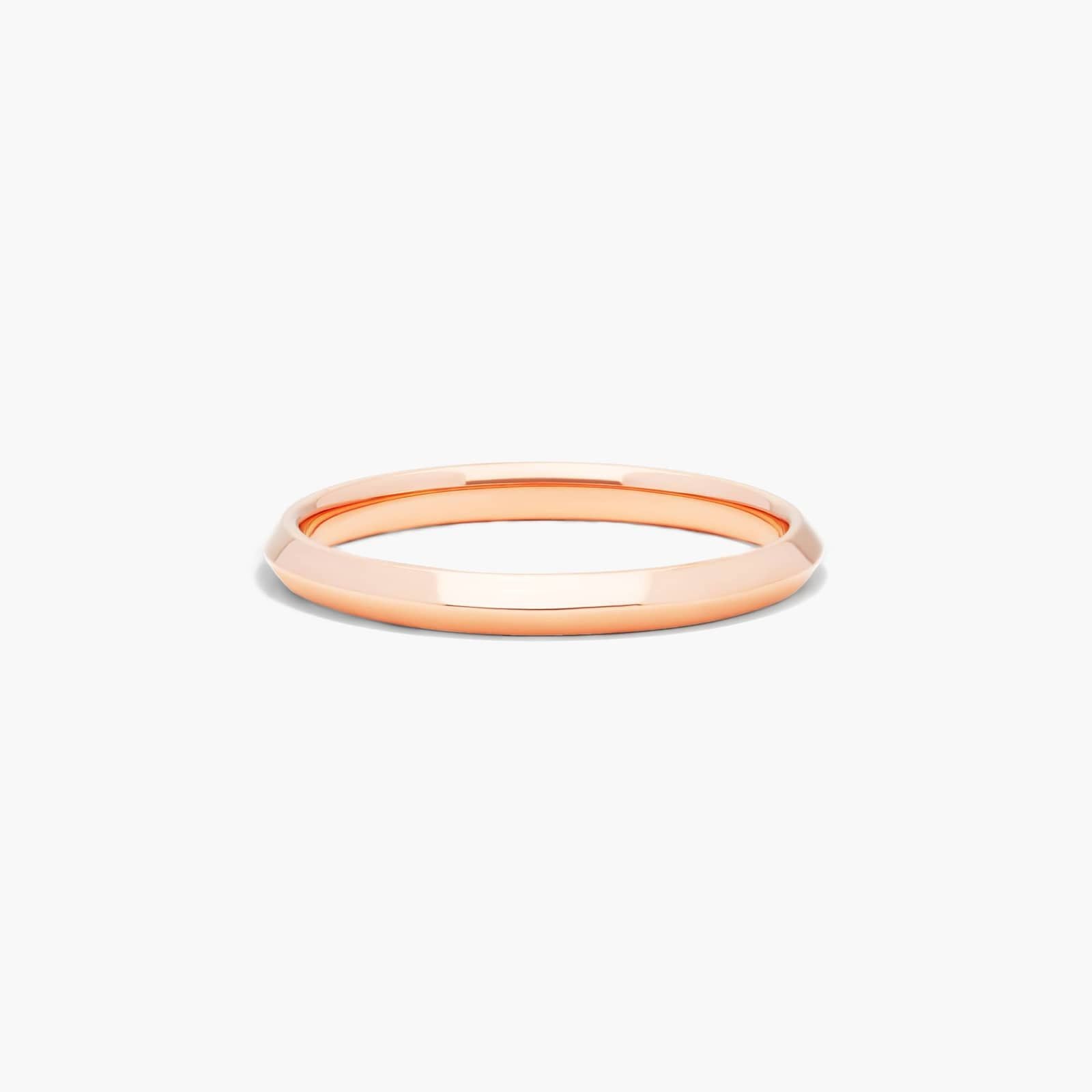 Mitaka 2.0mm Classic Wedding Band - Knife Edge