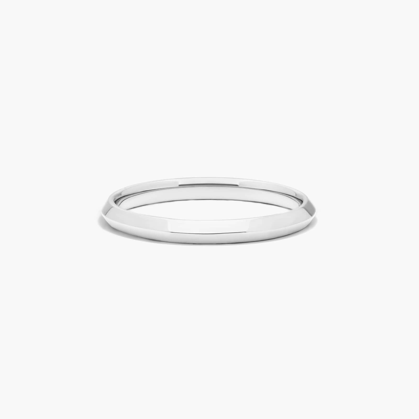 Mitaka 2.0mm Classic Wedding Band - Knife Edge