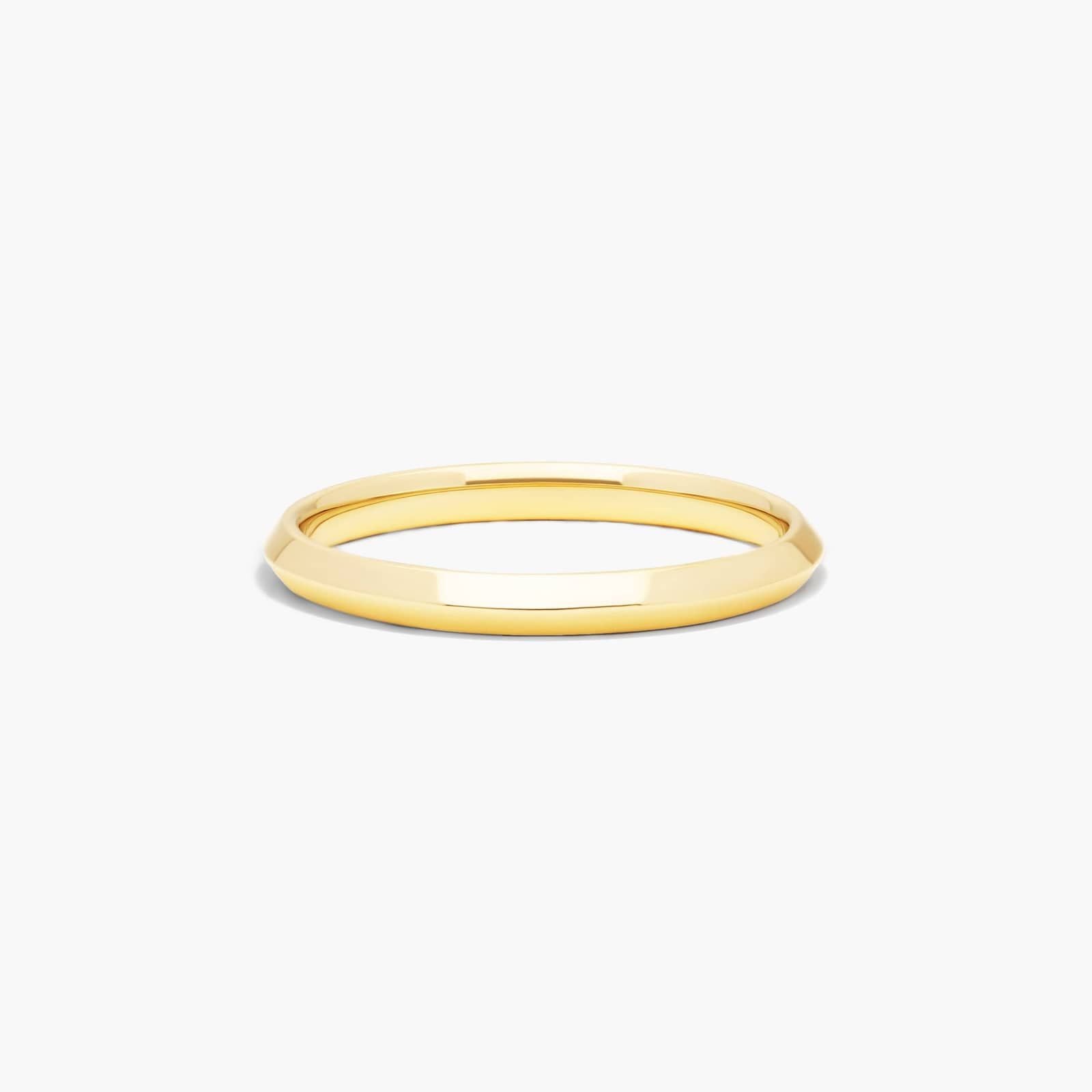 Mitaka 2.0mm Classic Wedding Band - Knife Edge