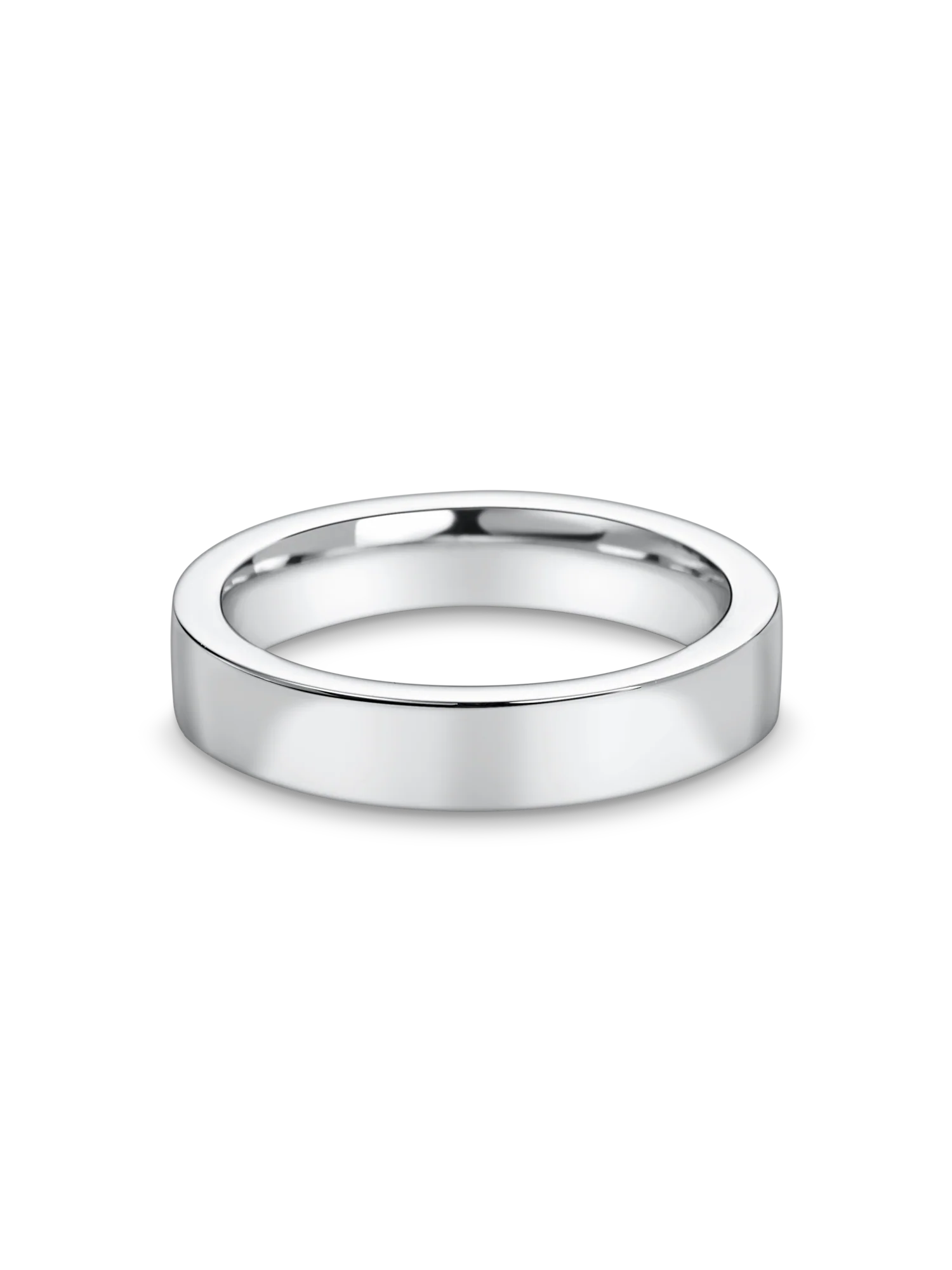 Yonaha 2.0mm D-Shape Classic Gold Wedding Band – Unisex Polished Finish