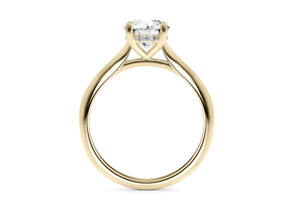 Lona Solitaire Diamond Ring in 18K Rose Gold | Lab Grown Diamond